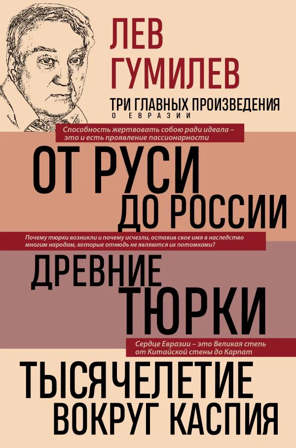 Лев Гумилев. От Руси до России. Древние тюрки. Тысячелетие вокруг Каспия